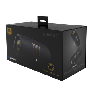 JBL Charge 5 Tomorrowland Edition - Black - Portable Waterproof Speaker with Powerbank - Detailshot 2